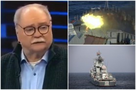Un politician rus a plâns în direct, la TV, după scufundarea crucişătorului Moskva. Kremlinul încă nu confirmase pierderea navei
